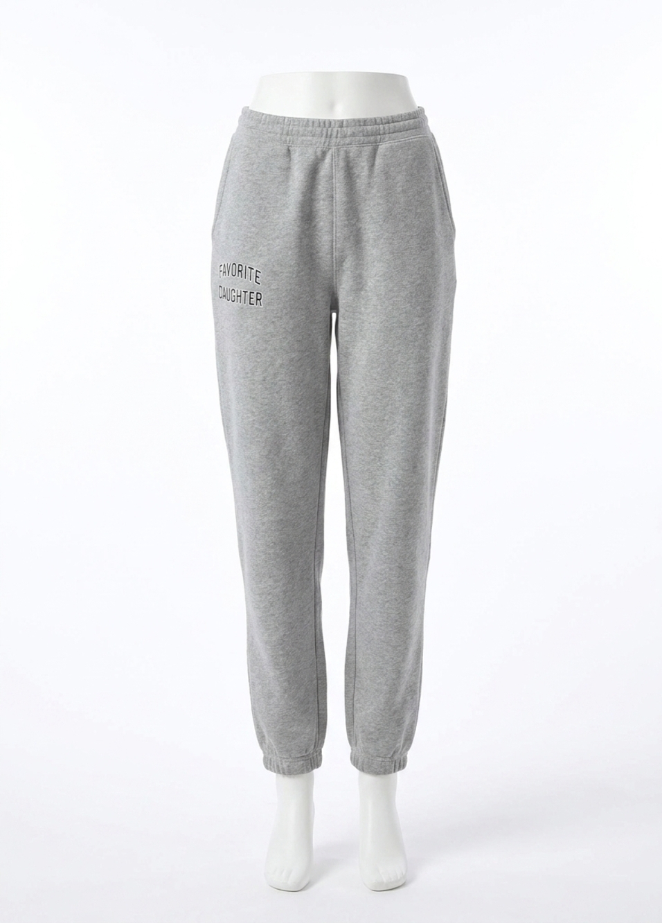 NEW FAVORITE DAUGHTER collegiate joggers in heather grey